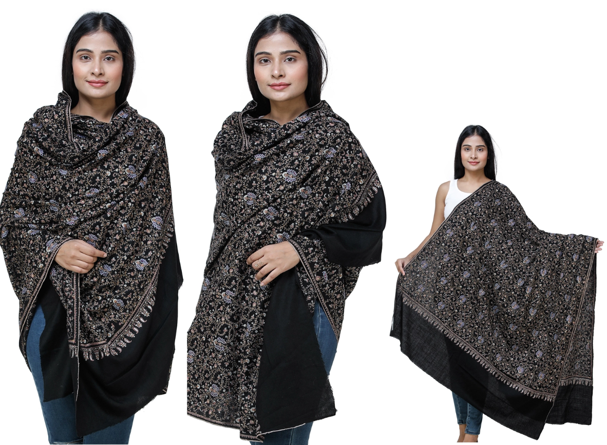 The Elegance of Black Pashmina Shawls – A Timeless Fashion Accessory