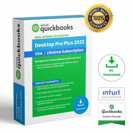 QuickBooks Desktop Pro Plus 2023 – Lifetime License Key – USA Version